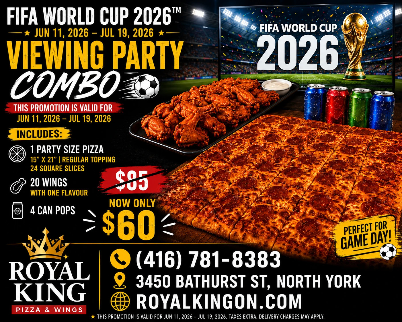 FIFA World Cup 2026 Viewing Party Combo