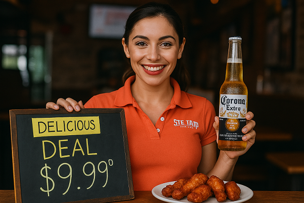 10% OFF Hot Wings & Cold Beer