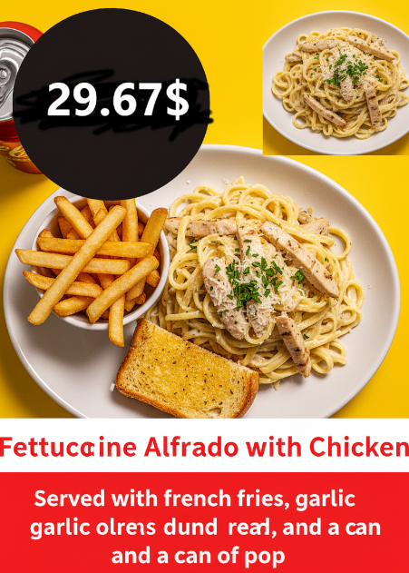 Fettuccine Alfredo with Chicken
